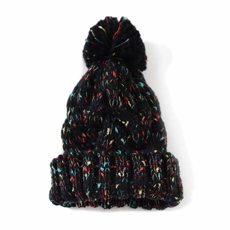 Skullies Beanies женская зимняя женская шапка бини Классическая Модная вязаная женская шапка головной убор бини теплая шапка Gorros