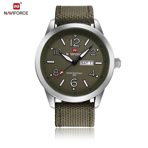 S W GN NAVIFORCE спортивные мужские часы армейские военные мужские наручные часы с отображением недели модные повседневные походные мужские часы Saat Relogio Masculino - Цвет: S W GN