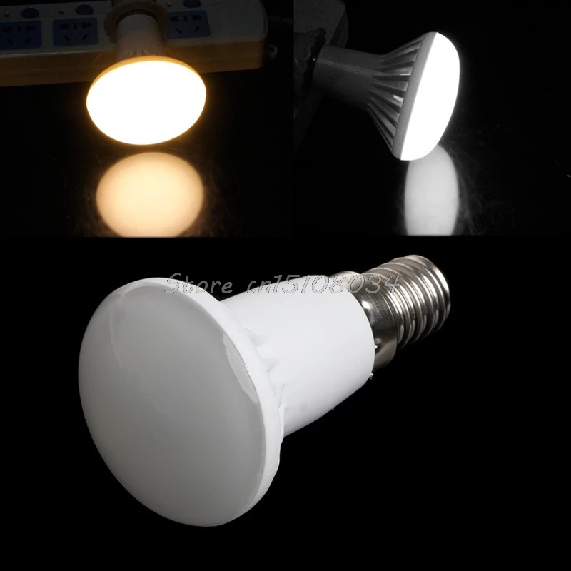 

E14 LED Striped Mushroom Light R39 5W Warm White Cold Light Bulb AC 85-265V #K4U3X#