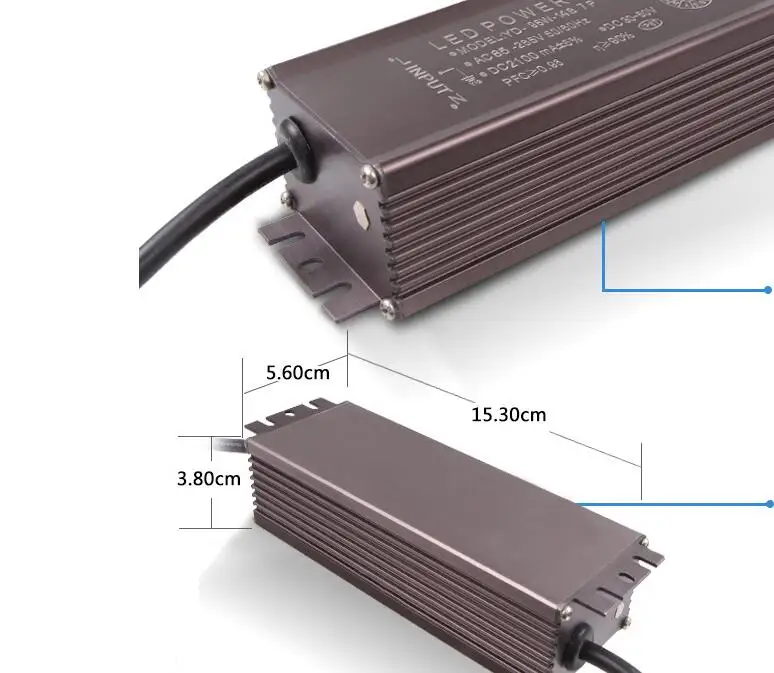 

LED constant current drive power supply 98W built-in No flicker Water proof LED street lamp driver