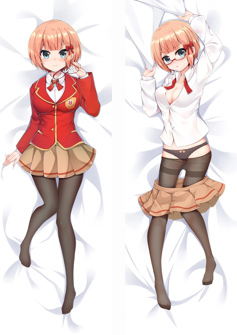 Мы никогда не учимся украшение для тела Ogata Rizu Mafuyu Kirisu waifu японское аниме подушка