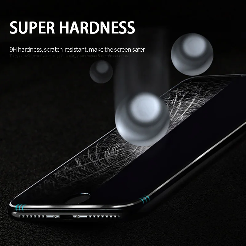 Moopok закаленное стекло для iPhone 7 8 Plus 3D полноэкранная Защитная пленка для iPhone 5 5S SE Защитная пленка для iPhone 6 6s Plus