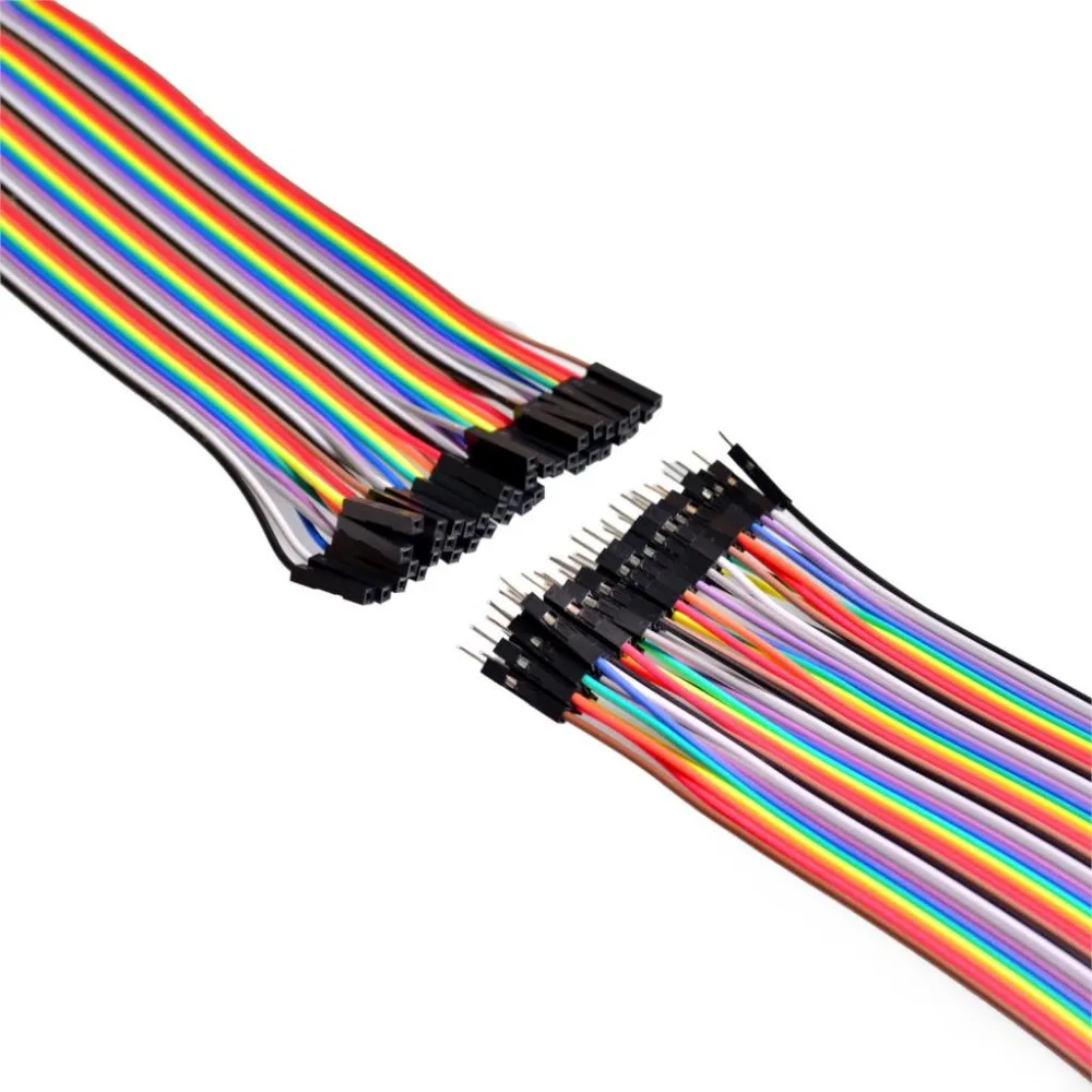 Dupont Line 120 шт. 20 см штекер + гнездо и перемычка Кабель для Arduino RC игрушечный
