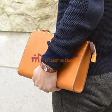 Коричневая Сумка версии сумок кожаная сумка бумажный рисунок тип решетки