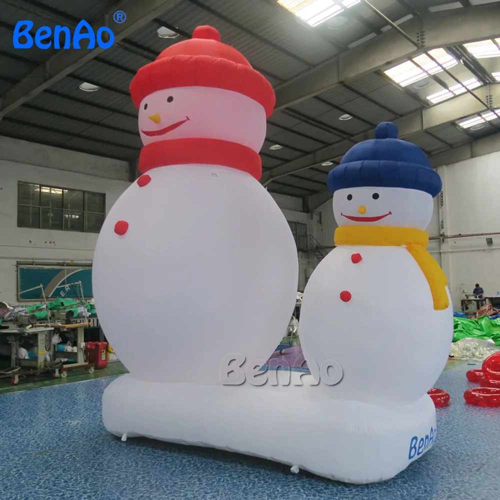 

X036 4mH 13.2' Commercial Airblown Inflatable Snowman Christmas Yard Art Decoration + 1 CE/UL Blower + Repair Kids