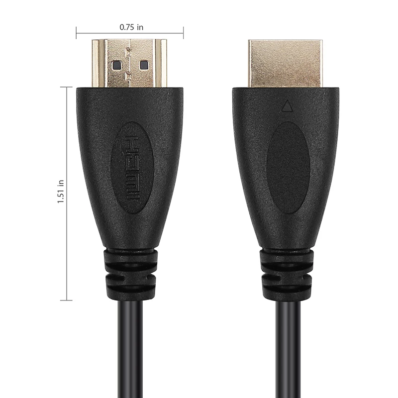 Кабель Amkle HDMI совместимый штекер к штекеру 1 4 HD 1080P 3D для LCD DVD HDTV XBOX PS3 проектора