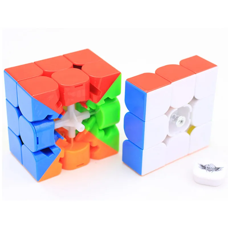 Волшебный куб для мальчиков Cyclone Feijue, 3x3x3, магнитный куб-головоломка, 3x3 скорости, куб-коробка без наклеек, игрушки для детей, куб Magico от AliExpress WW