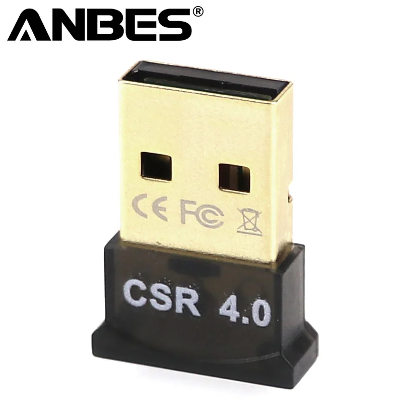 Anbes USB Bluetooth адаптер V4.0 CSR двухрежимный беспроводной мини bluetooth-ключ 4 0 передатчик