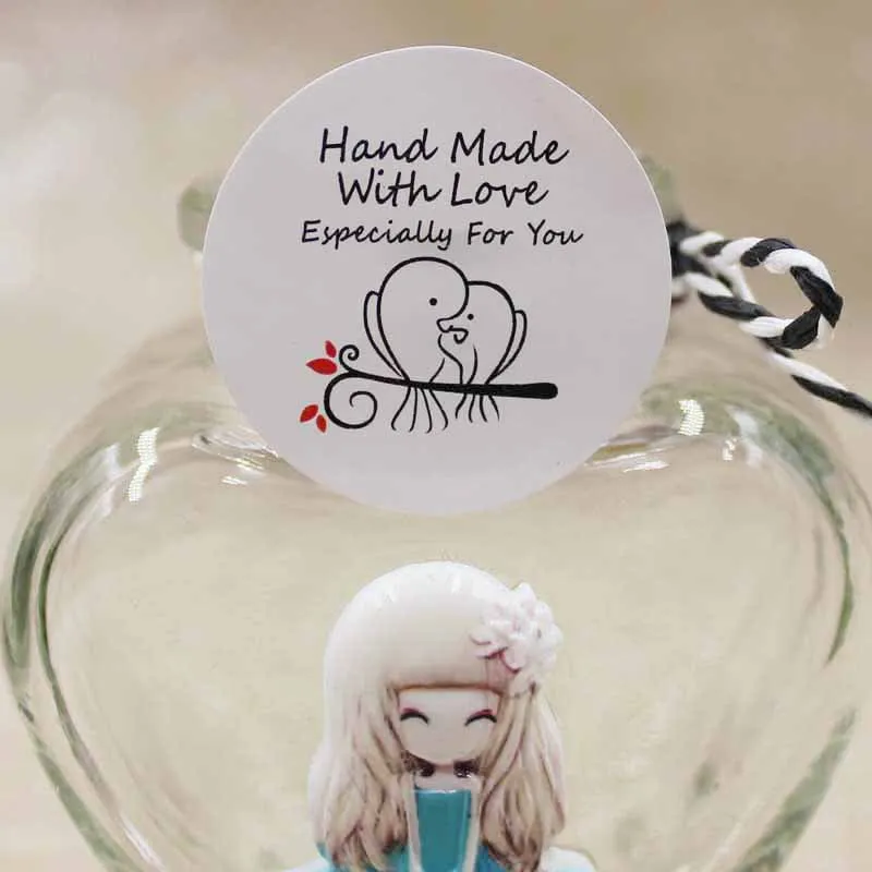 Наклейки ручной работы с надписью сделай сам Love especal для вас 2017 г. на подарок день