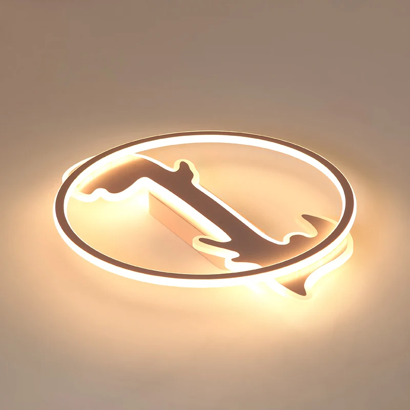 Современный упрощенный ультра тонкий 5 см светодиодный потолочный светильник