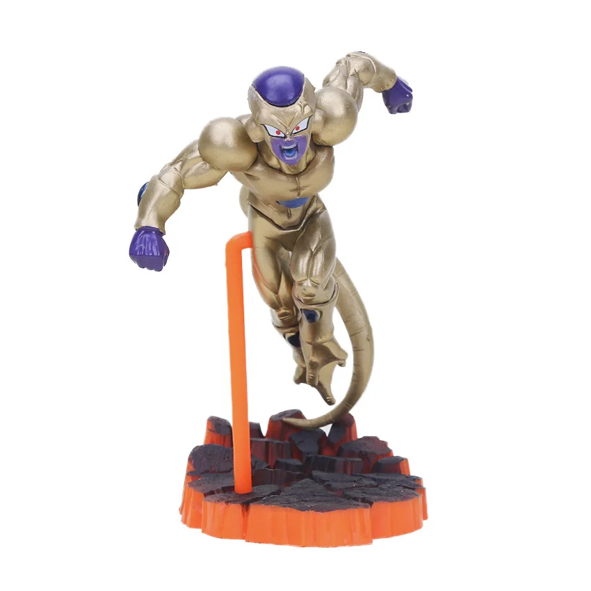 17654 gold 14cm 10-26 см Dragon Ball Z DXF фигурки стволы Вегета Супер Saiyan Бог Сон Гоку Фриза куририн Коллекционная модель игрушки драконбол куклы - Цвет: 17654 gold 14cm