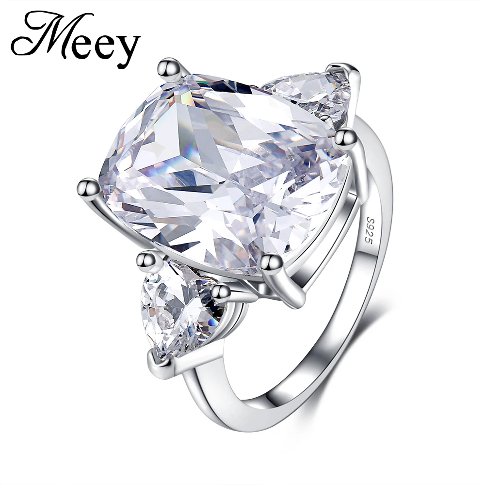 Новый стандарт 925 Серебряное женское кольцо высокого качества прозрачный