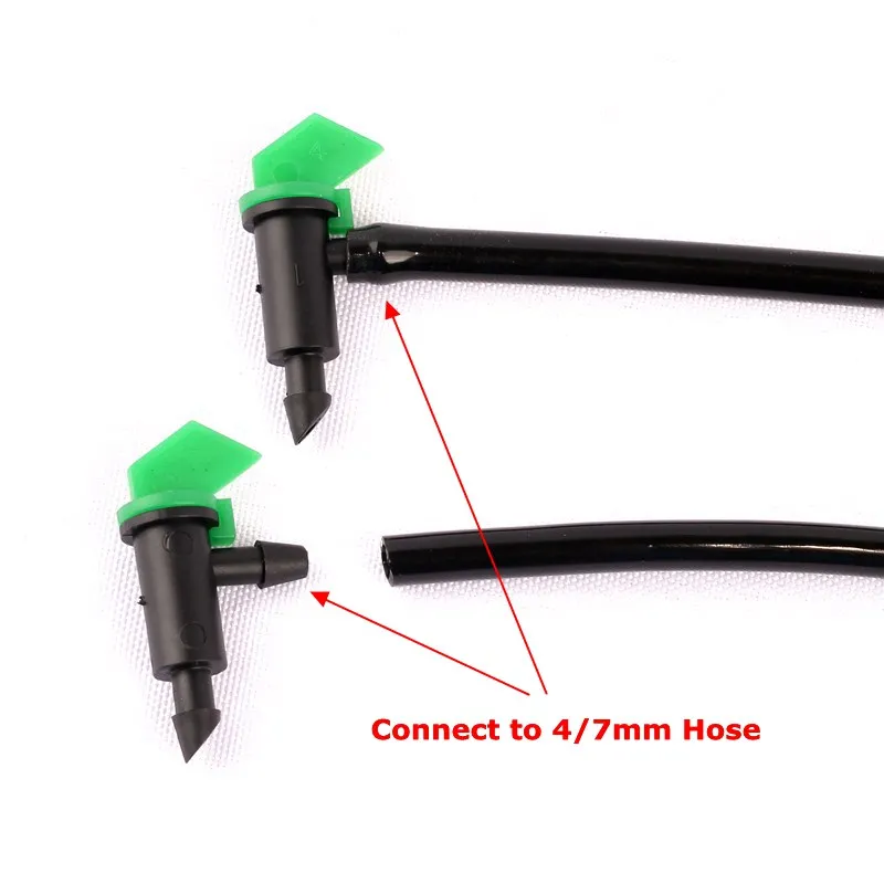 300 шт 16Л/ч зеленый флаг капельного излучателя прочный пластиковый строительство