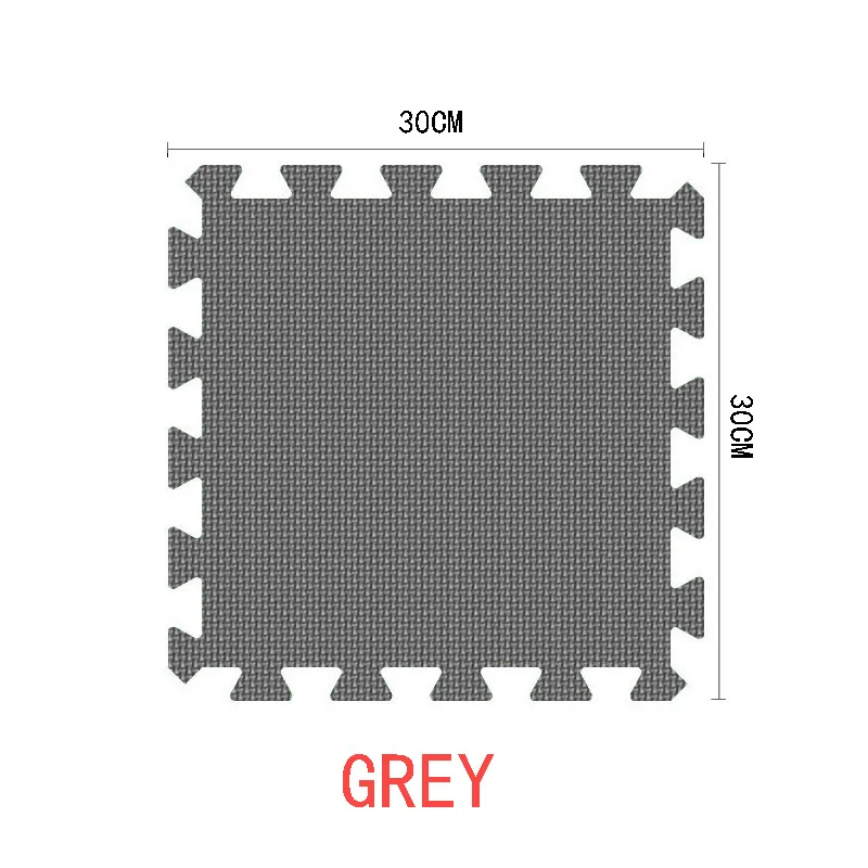 grey 9 шт. 30x30 см Головоломка вспененный этилвинилацетат коврик для детей водонепроницаемый мягкий образовательный спортивный коврик детский коврик пазл ковровое покрытие Bebe - Цвет: grey
