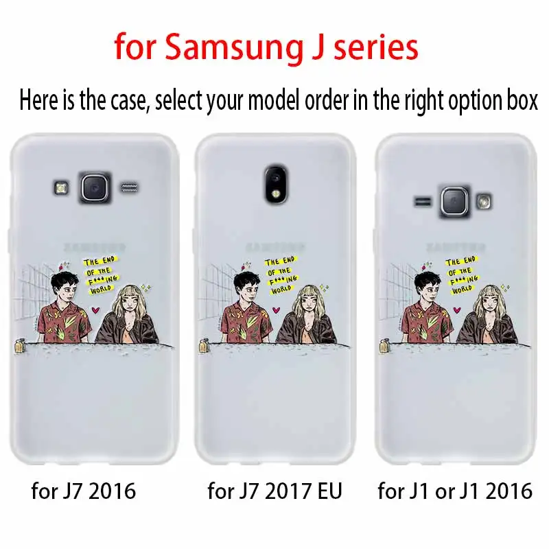 Чехол с надписью end of the fing fxxxing world art для телефона Samsung Galaxy j6 J8 J7 J5 J3 J4 Plus 2018 2017 2016 J610
