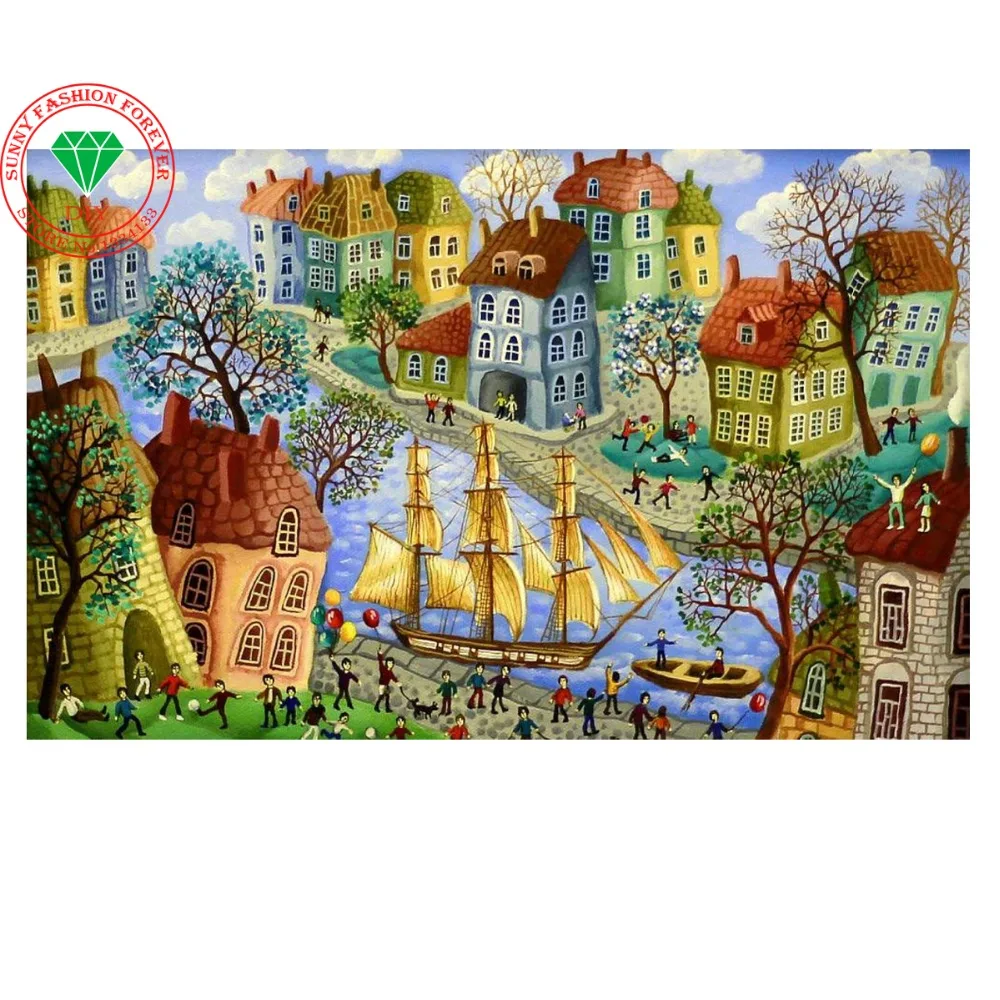 Ремесла для хобби 5d алмазная Картина Пейзаж 3d алмазное Искусство Стразы