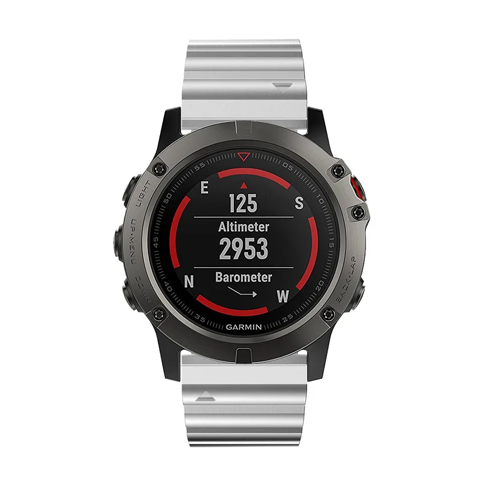 26 мм Нержавеющая сталь ремешок для смарт-часов Garmin Fenix 5X 5XPlus 6X3 3HR Смарт Браслет замена спортивный браслет Correa