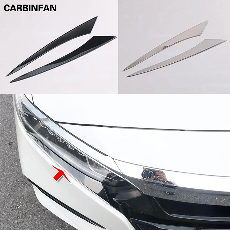 Налобный фонарь из нержавеющей стали для HONDA ACCORD 2018 2019 аксессуары стайлинга