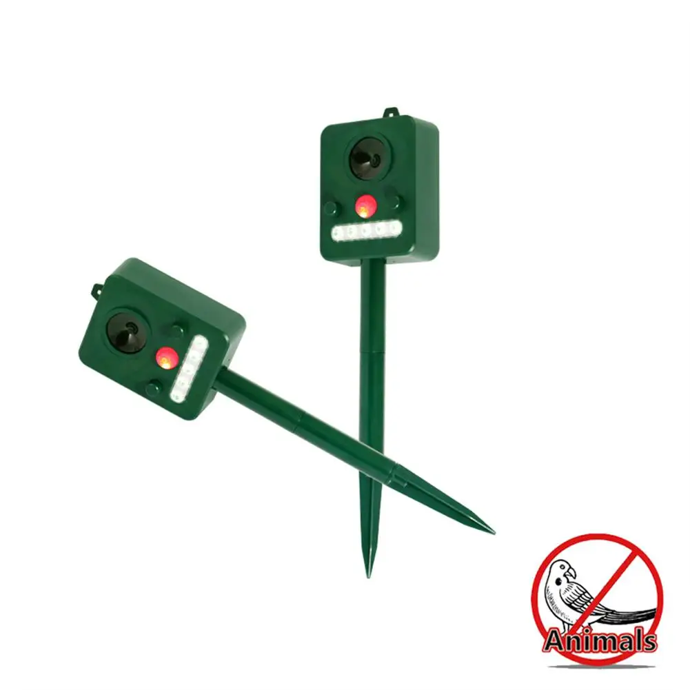 Ультразвуковой на солнечной батарее отпугиватель животных птиц собак