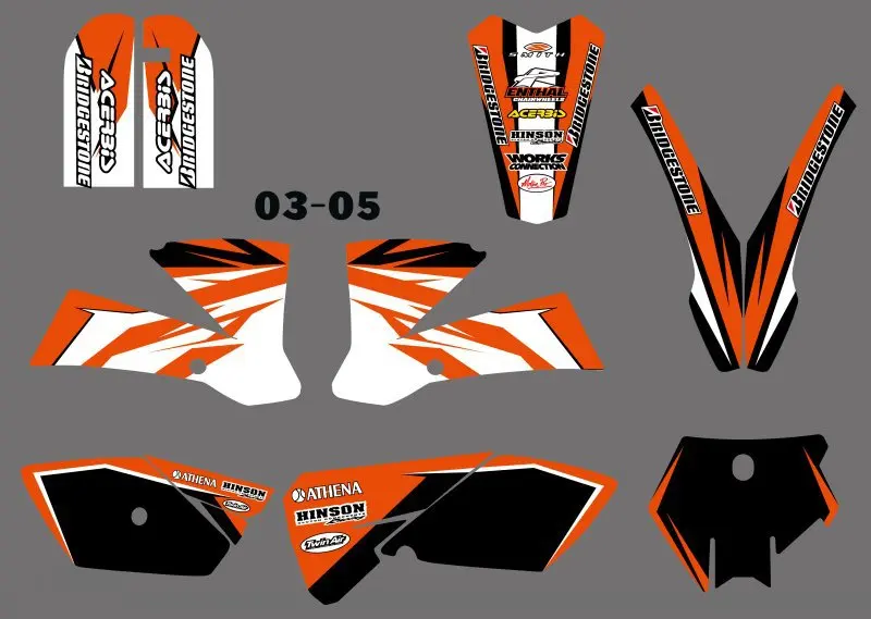 Новинка (0254) Паровая графика и фоны наклейки наборы подходят для SX85 2003 2004 2005|kit