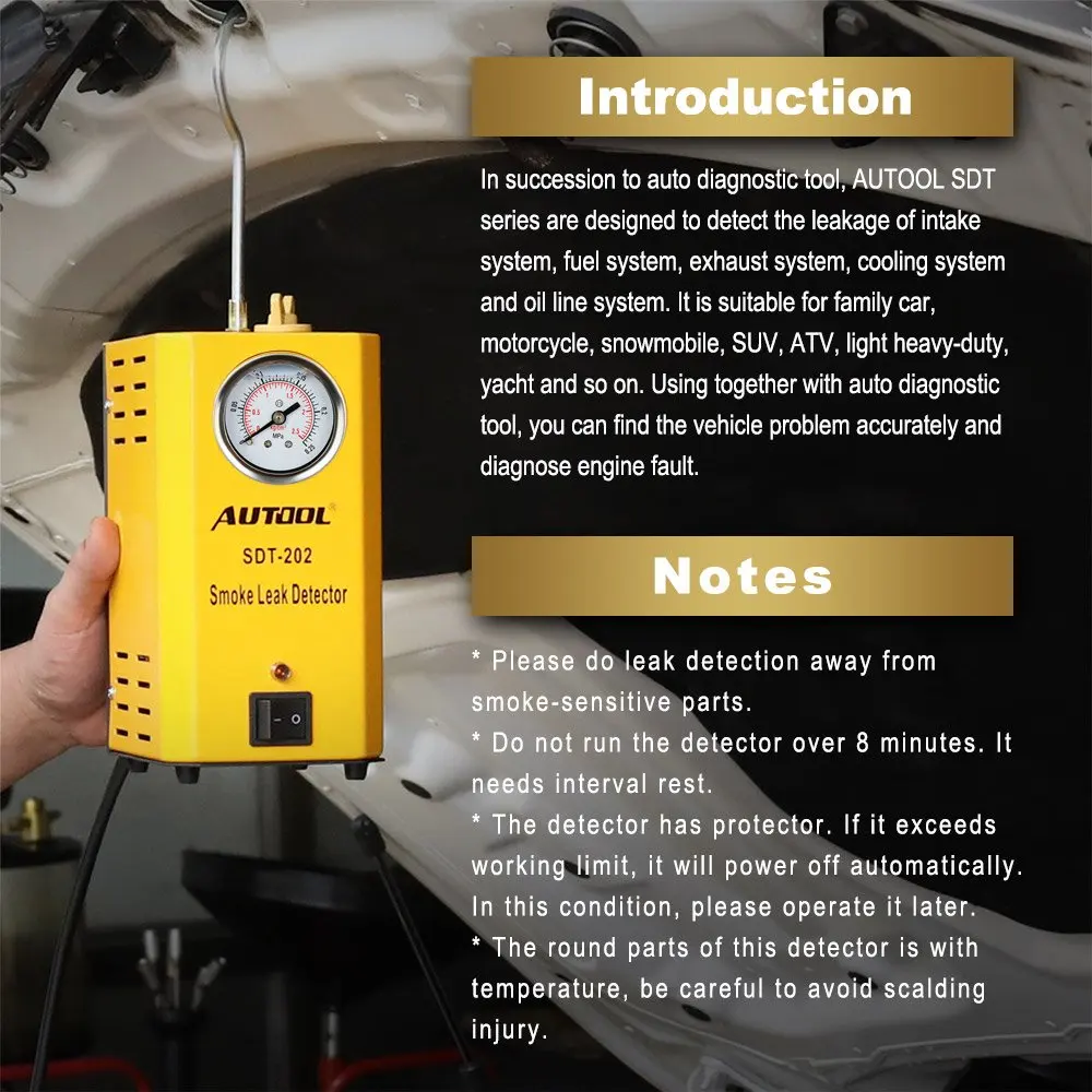 Mr Cartool SDT 202 дымовая машина для мотоцикла/автомобили/внедорожники/Грузовик