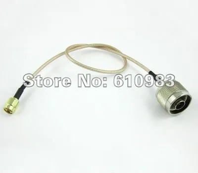 (5 шт./партия) Удлинитель прямой SMA штекер N Соединительный пигтейльный кабель RG316 30