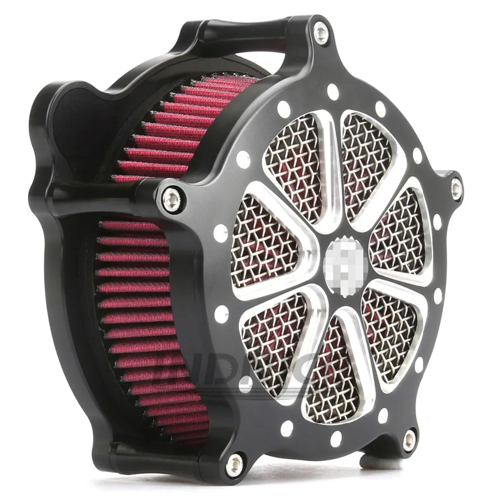 Воздухоочиститель с фильтром для harley sportster Venturi cut black Ops high inflow комплект