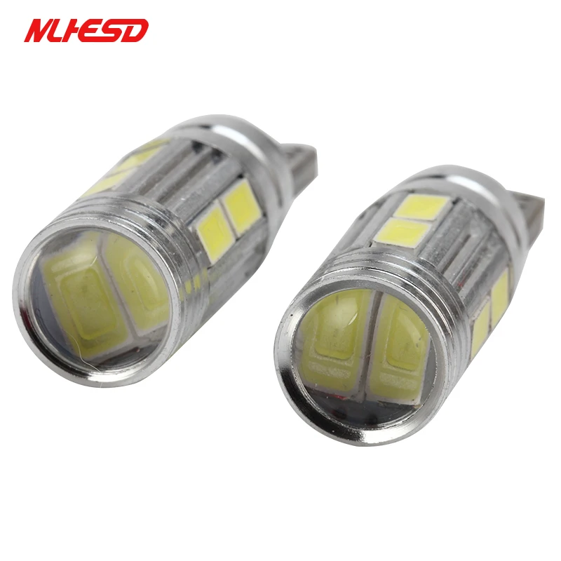 10 шт. T10 W5W 5730 светодиодный лампы 10SMD CANBUS OBC Error Free светильник 501 приборной панели