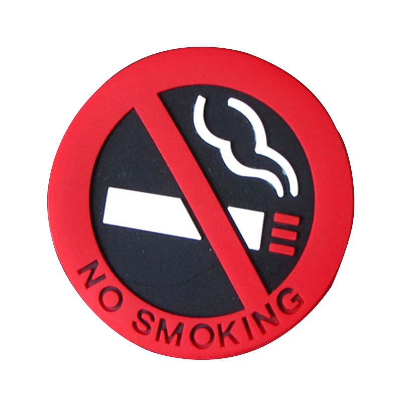 Фото Не курить знак для украшения автомобиля всего тела не наклейка с дымом круглая