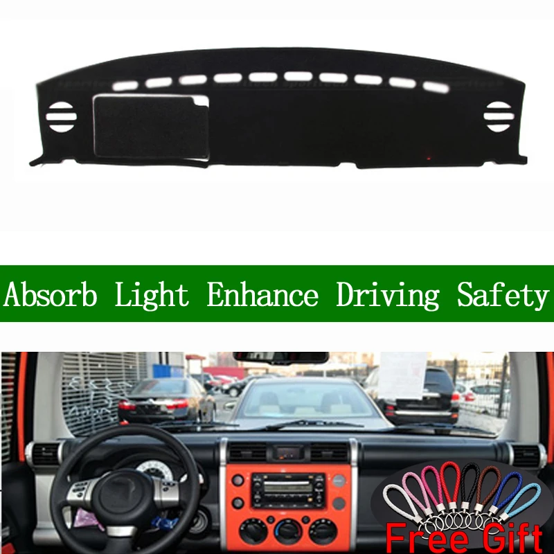 Противоскользящий коврик для приборной панели Toyota FJ Cruiser 2007 2008 2013|Наклейки на