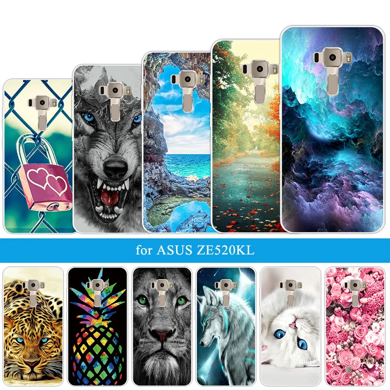 Чехол для телефона с изображением волка Asus Zenfone Max Pro Plus M1 M2 ZB601KL ZB633KL ZB555KL X018D ZB631KL GO