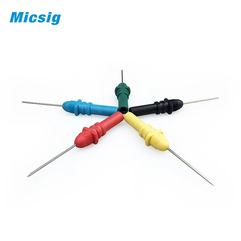 Micsig 5 шт. иглы для пирсинга изоляции неразрушающие тестовые зонды сменный