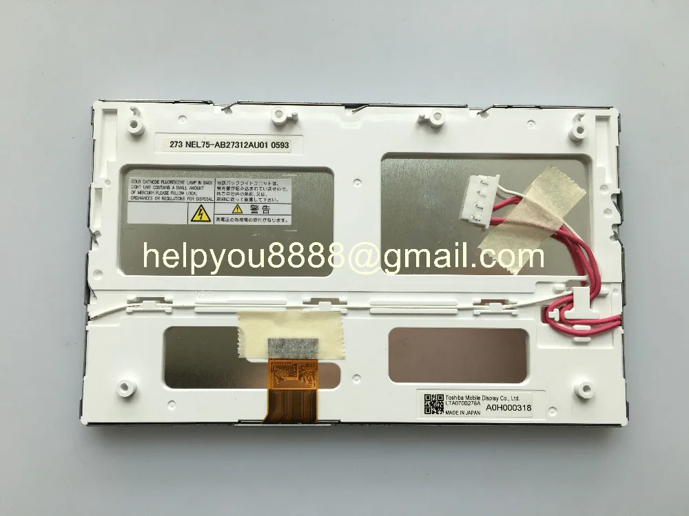 Matsushita Оригинал LTA070B272A LTA070B270A LTA070B273A LTA070B278A 7 дюймовый ЖК дисплей для автомобиля