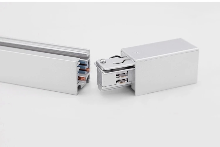 2 провода алюминиевая рельсовая проволока трек лампа для светодиодных дорожек