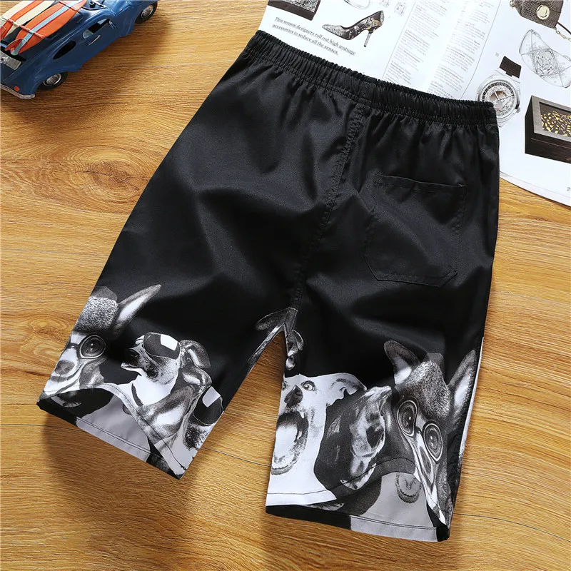 2020 Летние мужские шорты с дышащим принтом пляжные модные для плавания