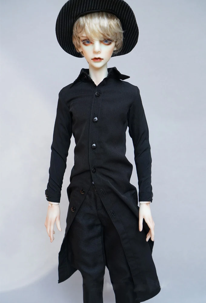 Кукольное платье BJD подходит для 1/3 1/4 SD MSD размер куклы черная индивидуальная