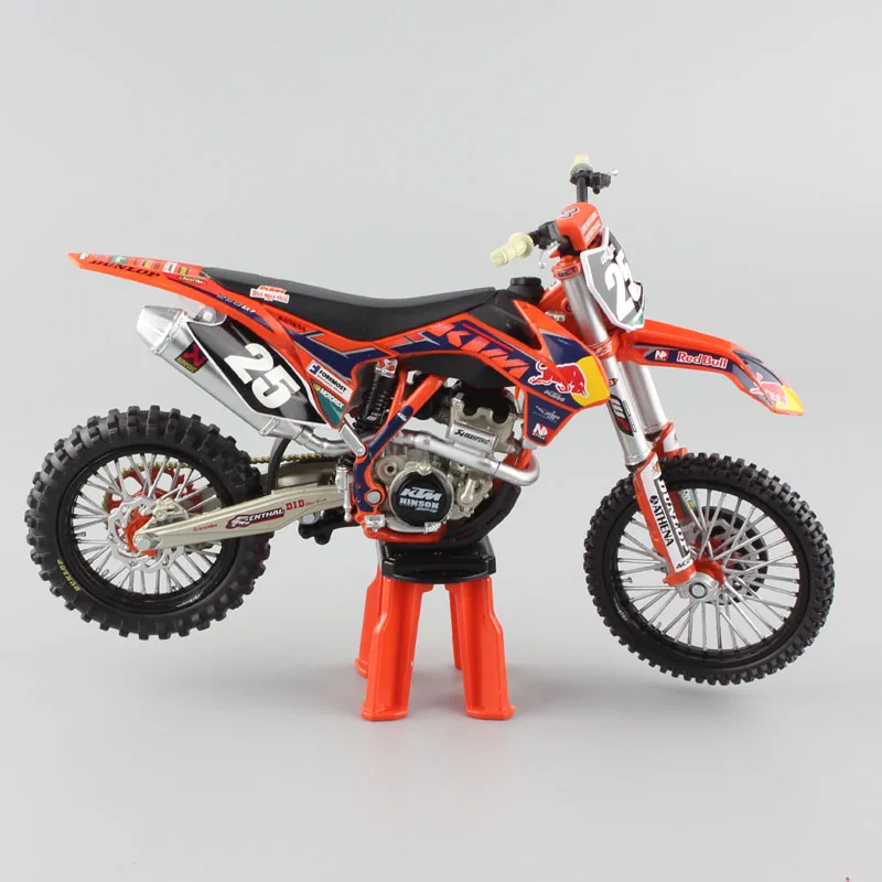 1/12 KTM 250SX-F № 25 напитка red bull от производителя racer SXF 2013 Марвин Musquin масштаб мотоциклов литья под давлением модель Мотокросс MX Байк игрушки