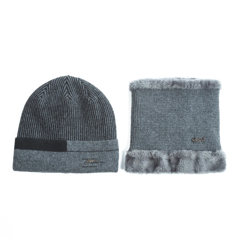 Новинка, зимние шапки для мужчин, высокое качество, на каждый день, Skullies Beanie, шапка, в полоску, дизайн, зимняя шапка, шерстяной шарф, шея, теплая, вязаная шапка