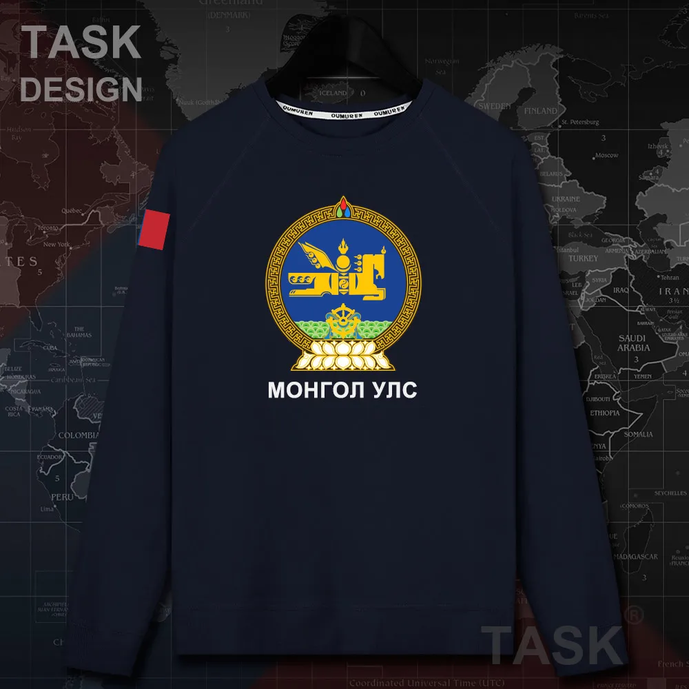 Mongol MNG мужская толстовка с капюшоном пуловер для осени уличная одежда спортивный