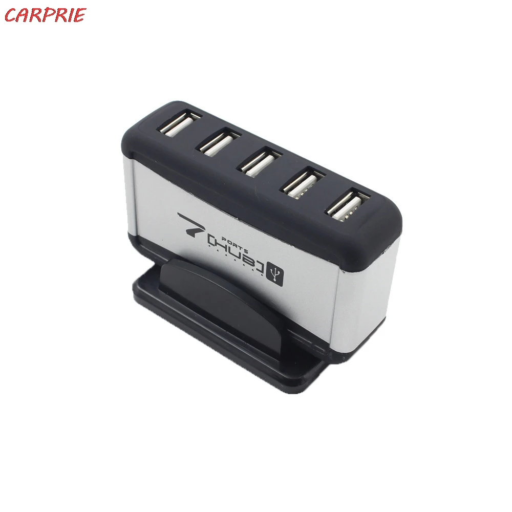 CARPRIE Новый 7 Порты и разъёмы высокое Скорость USB 2 0 концентратор с питанием от сети