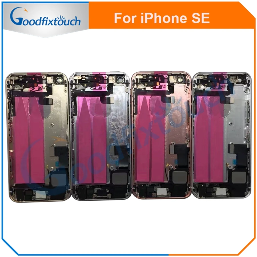 Корпус для iPhone SE задняя средняя рама корпус с полным корпусом крышка