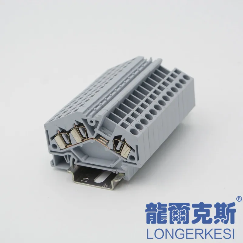 10pcs FJ1-4/3S replaces 281-631Return Pull Type Spring Cage Connection spring terminal 3-conductor Bevel Terminal | Обустройство дома