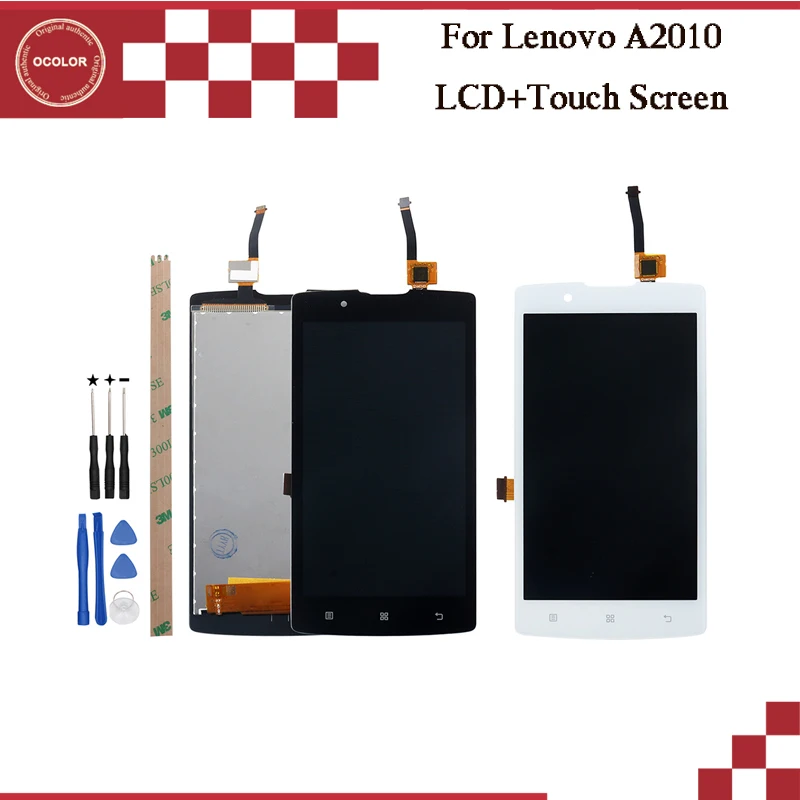 Ocolor для lenovo A2010 ЖК дисплей Дисплей и Сенсорный Экран 4 5 ''Новый
