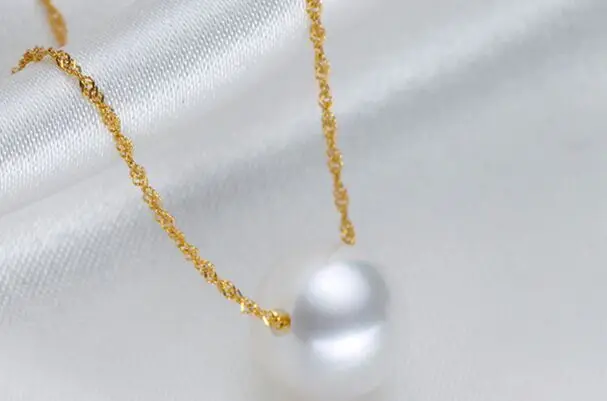 17&quot10-11mm genuine natural south sea white pearl necklace | Украшения и аксессуары