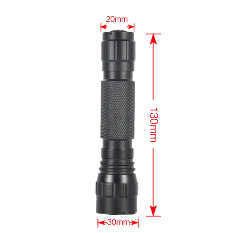 BORUiT 1200LM XML T6 светодиодный WF 501B тактический флэш светильник алюминиевый