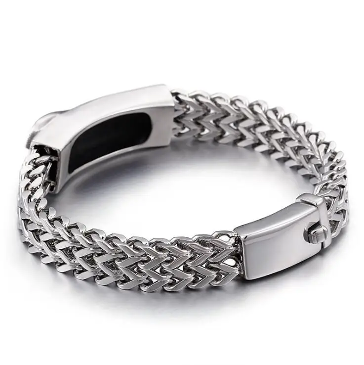 Модный крутой мужской браслет в стиле панк рок из нержавеющей стали|bangle jewelry|bracelet