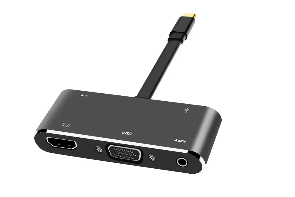 USB C концентратор аудио-HDMI VGA USB 3,0 адаптер Dex станция для samsung Galaxy S8 S8 Plus Note 8 для nintendo Switch MacBook Pro 4,9