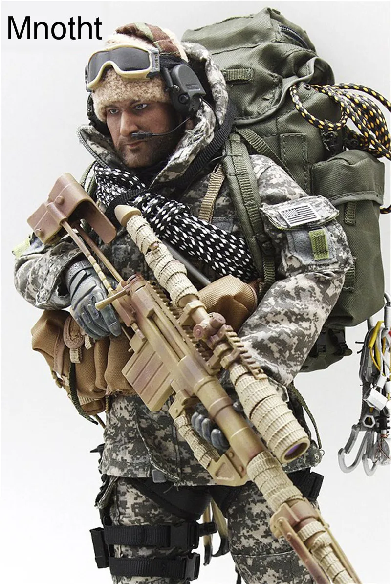 Mnotht 1/6 мужские Solider Seals ACU снайперский костюм комплект одежды с пальто и брюками