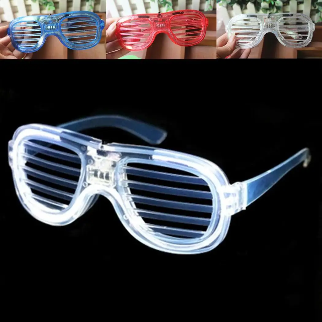 Дети партии глаз Стеклянные игрушки LED мигающие очки затвора детские случайный