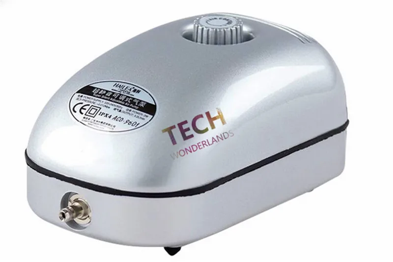 2 Вт 5 Вт 10 Вт HAILEA ACO-9601 9602 9610 Супер Тихий Регулируемый воздушный насос для аквариума, кислородный воздушный насос для аквариума